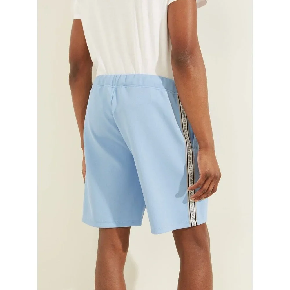 $99 Guess Men's Eco Faint Blue Darrel Active Short Size L